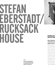 Rucksackhouse – Leaflet