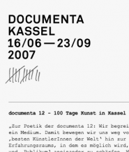 Documenta 12 – Website