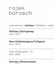 rajek barosch – Website